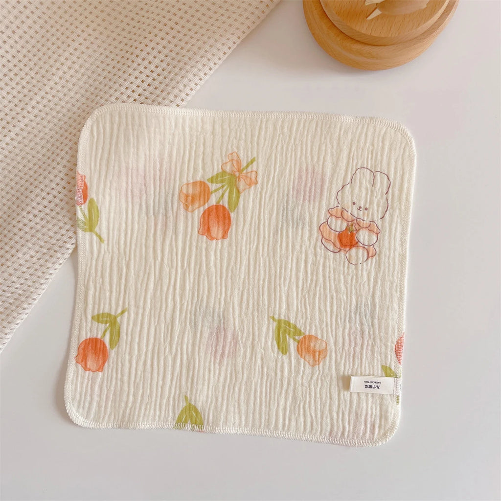 Babete de Algodão para Bebé – Gaze Macia e Absorvente