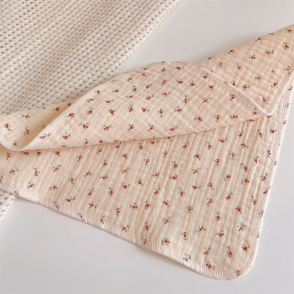 Babete de Algodão para Bebé – Gaze Macia e Absorvente