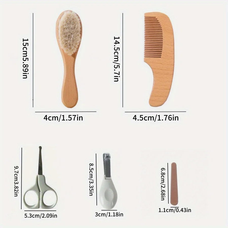 Kit de Cuidados para Bebé – 5 Peças