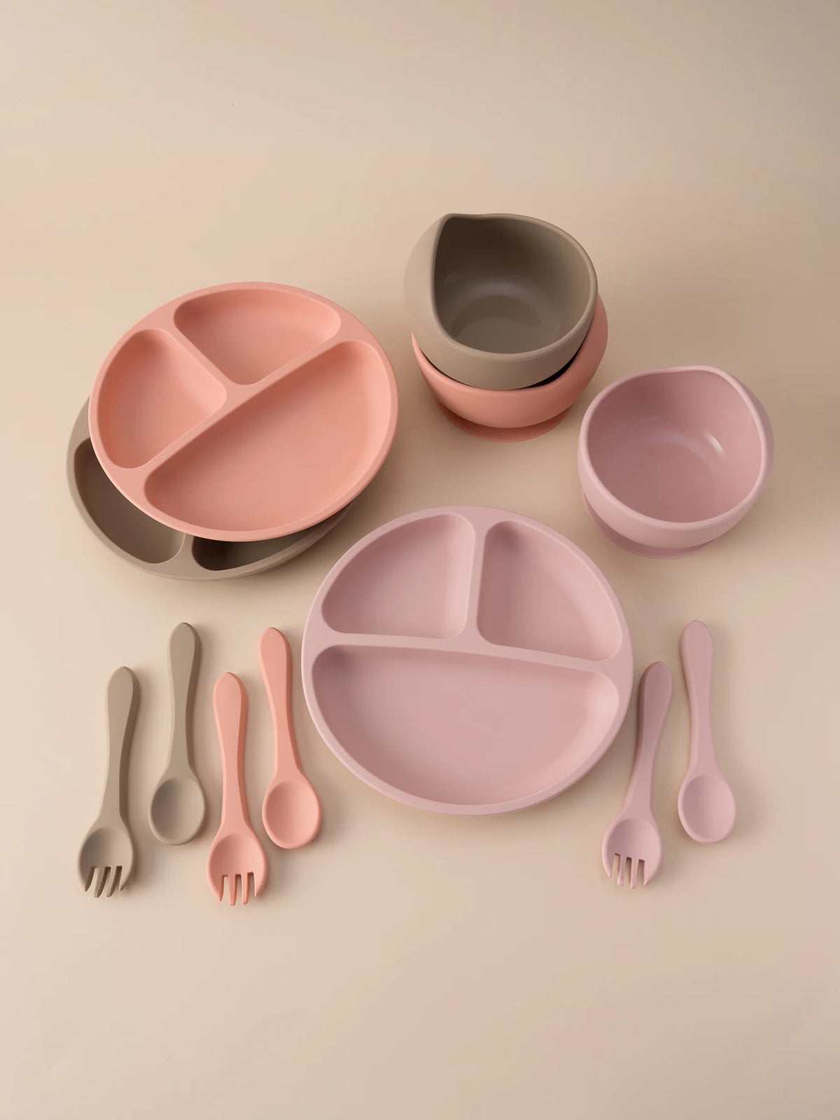 Kit de Alimentação em Silicone para Bebé – 4 Peças