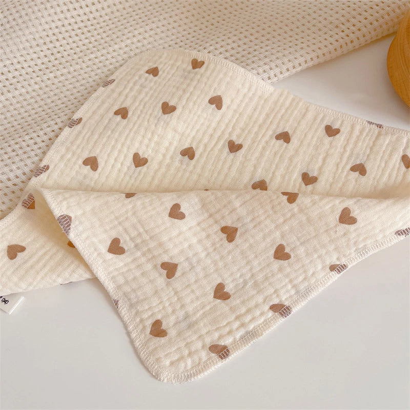 Babete de Algodão para Bebé – Gaze Macia e Absorvente