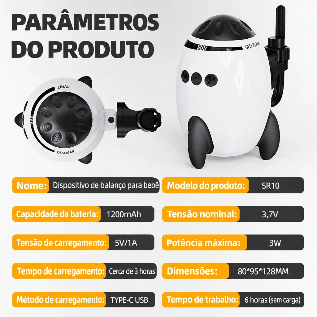 Dispositivo Automático de Embalo para Carrinho de Bebé