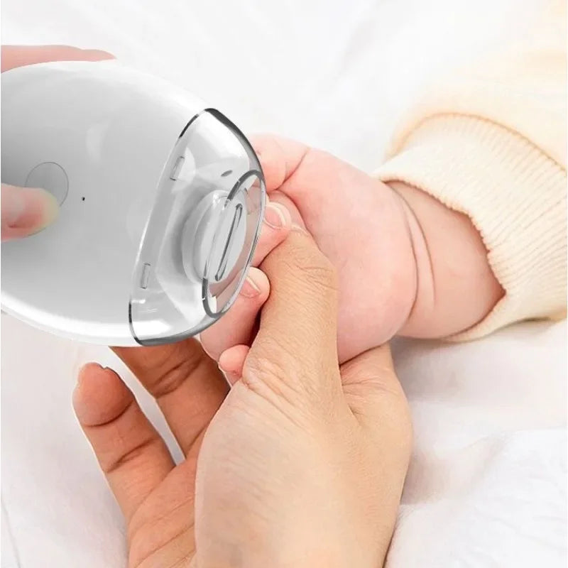 Lima Elétrica de Unhas 2 em 1 para Bebé com Luz LED